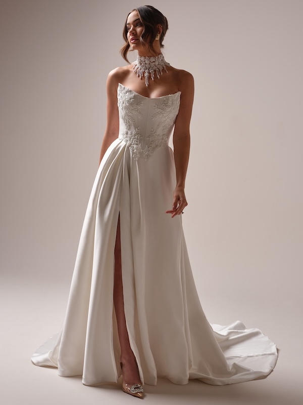 Das Brautkleid Amadora vom Hersteller Sottero & Midgley, im Brautmodengeschäft Die Braut in Mannheim