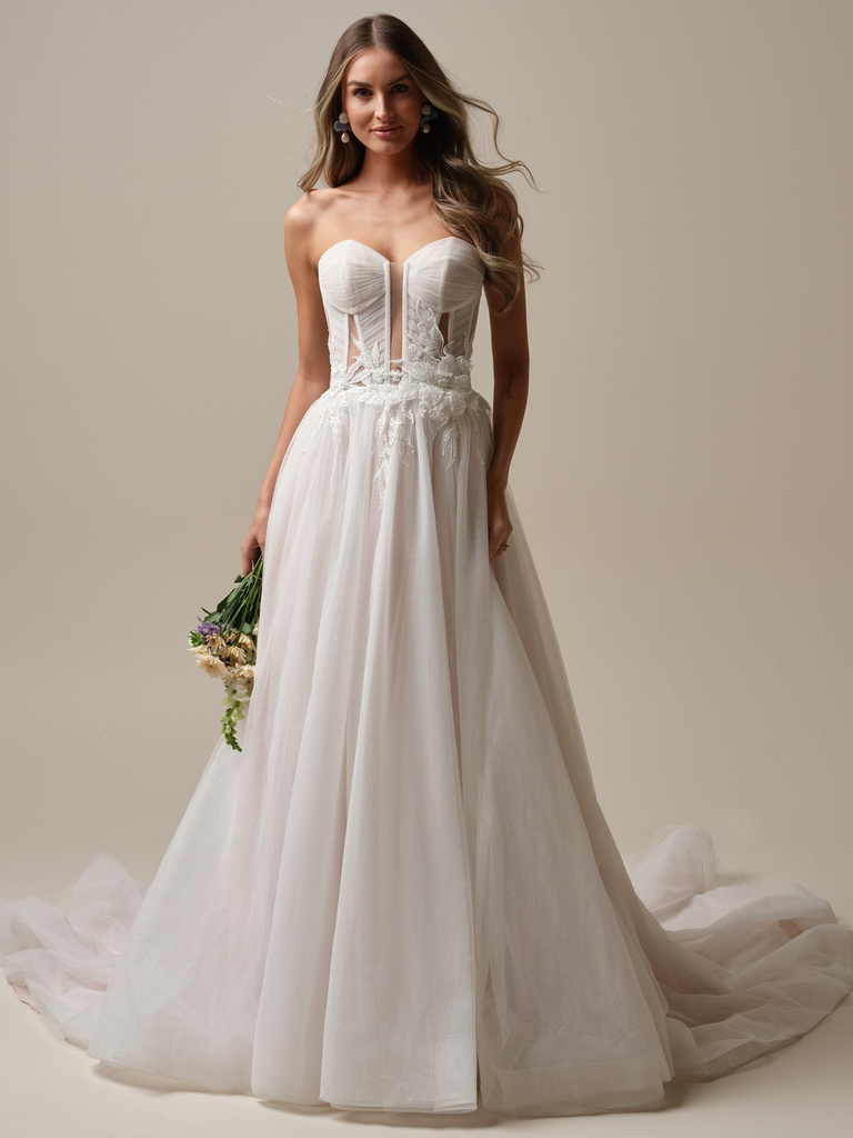 Das Brautkleid Arden vom Hersteller Maggie Sottero, im Brautmodengeschäft Die Braut in Mannheim