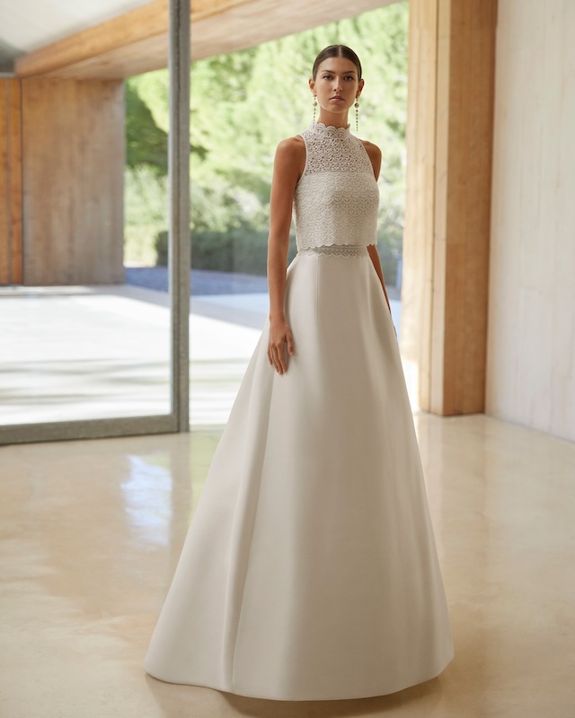 Das Brautkleid Arian vom Hersteller Rosa Clara, im Brautmodengeschäft Die Braut in Mannheim
