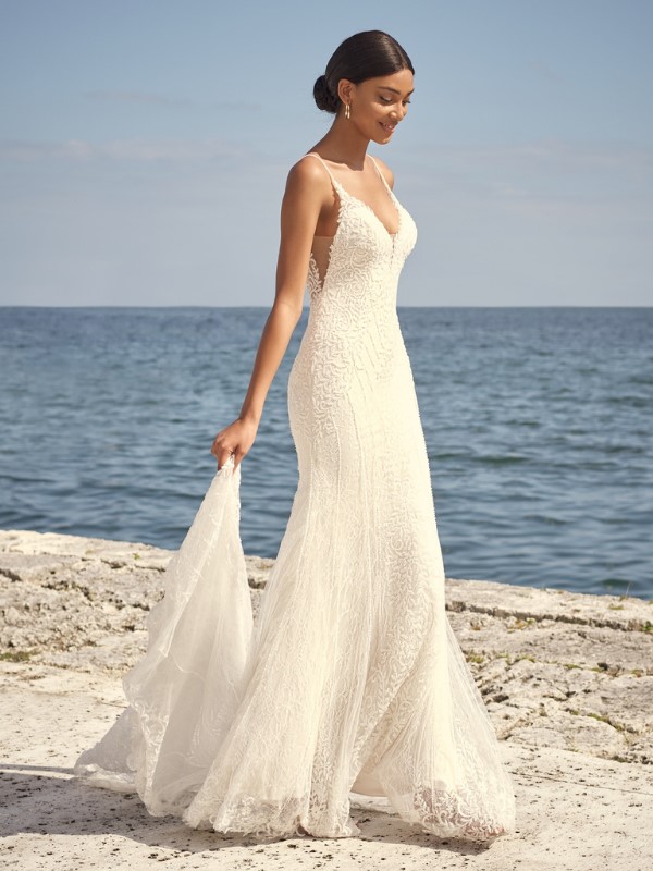 Das Brautkleid Barrett vom Hersteller Sottero & Midgley, im Brautmodengeschäft Die Braut in Mannheim