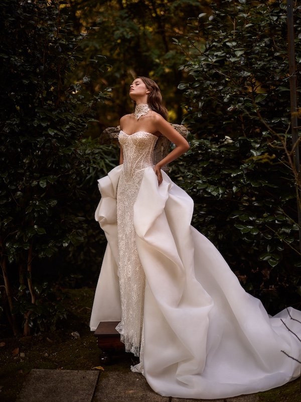 Das Brautkleid Belen vom Hersteller Milla Nova, im Brautmodengeschäft Die Braut in Mannheim