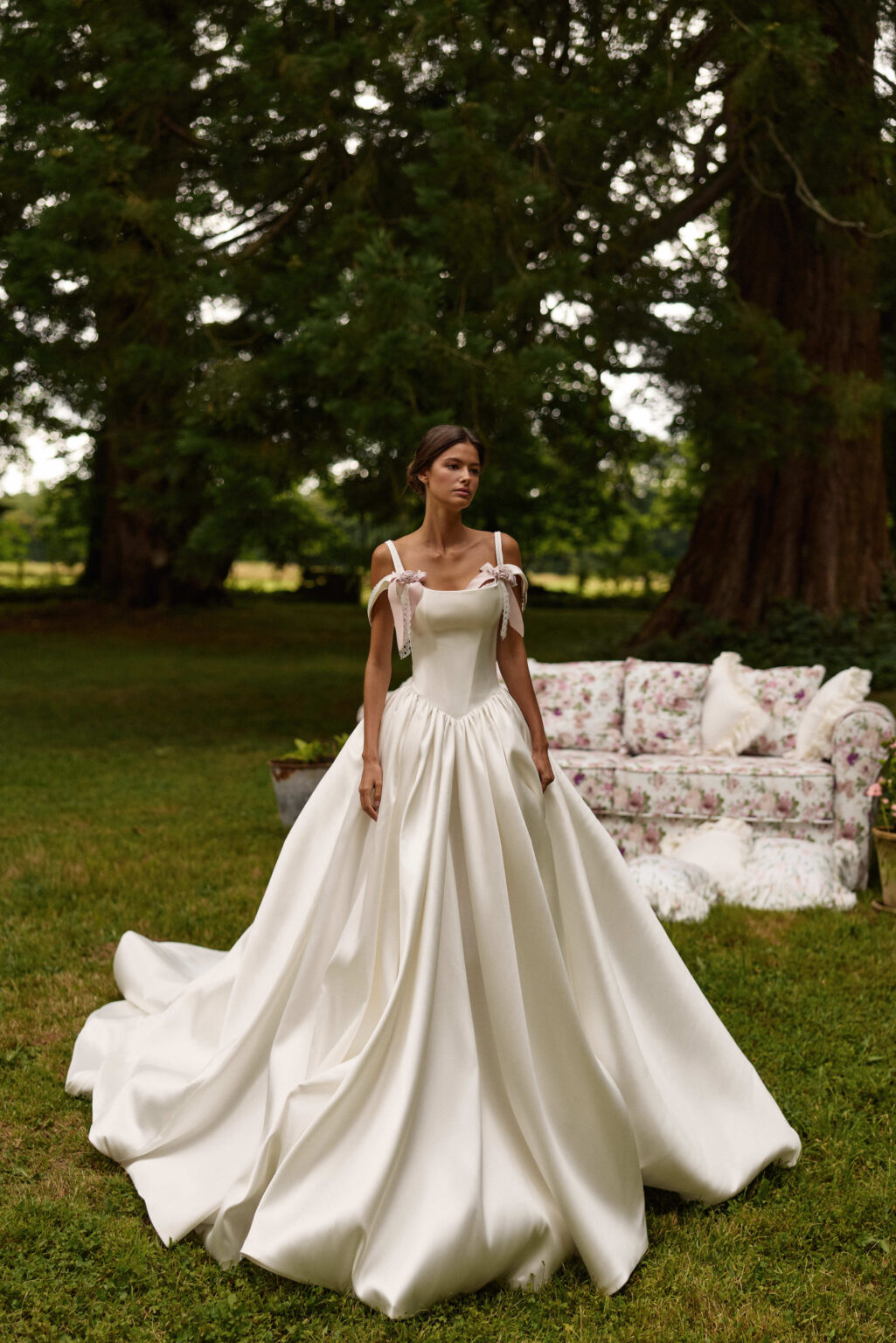 Das Brautkleid Elvaya vom Hersteller Milla Nova, im Brautmodengeschäft Die Braut in Mannheim