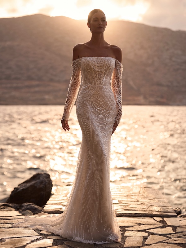 Das Brautkleid Emerald vom Hersteller Milla Nova, im Brautmodengeschäft Die Braut in Mannheim