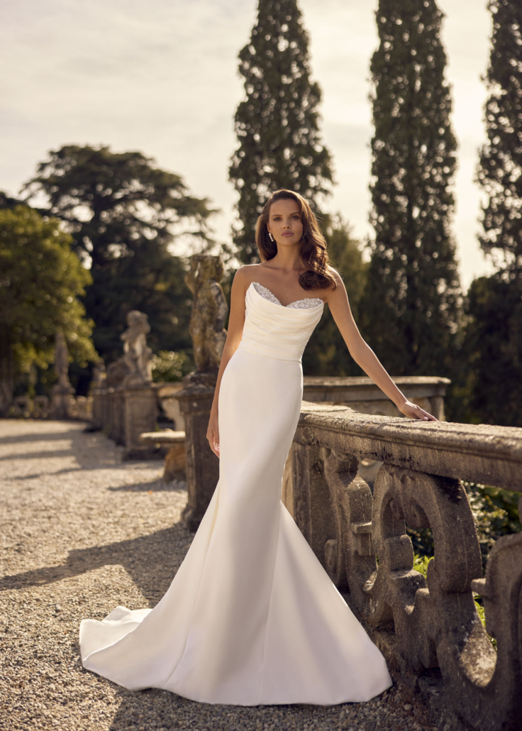 Das Brautkleid Gentry Luxe vom Hersteller Randy Fenoli, im Brautmodengeschäft Die Braut in Mannheim