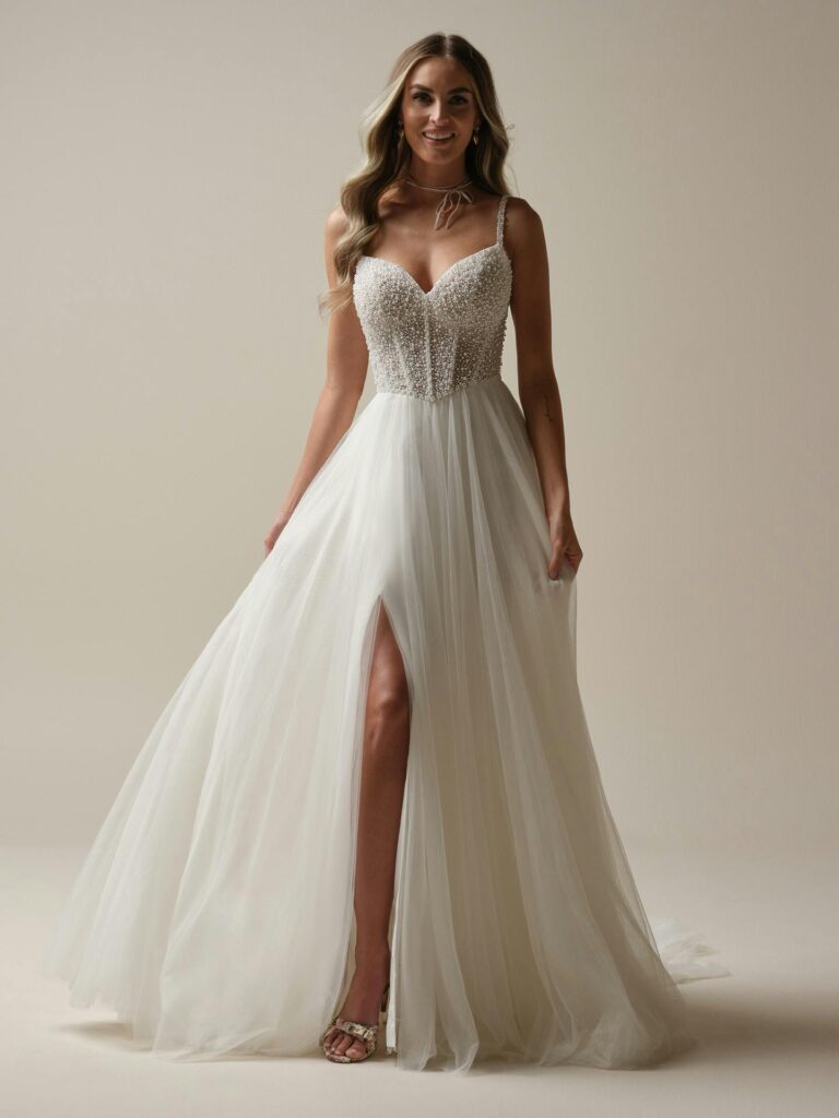 Das Brautkleid Gretchen vom Hersteller Maggie Sottero, im Brautmodengeschäft Die Braut in Mannheim