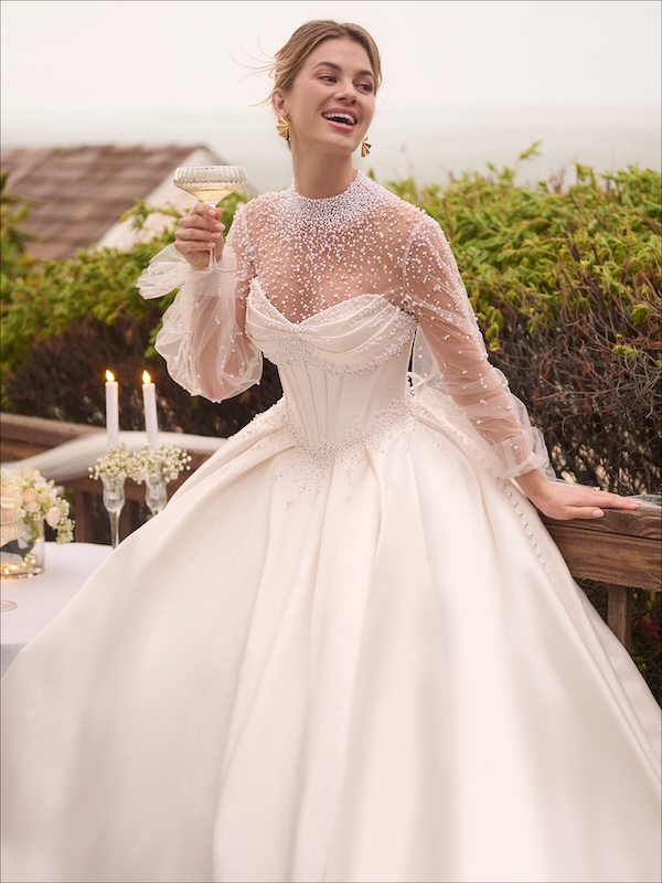 Das Brautkleid Juneau vom Hersteller Maggie Sottero, im Brautmodengeschäft Die Braut in Mannheim