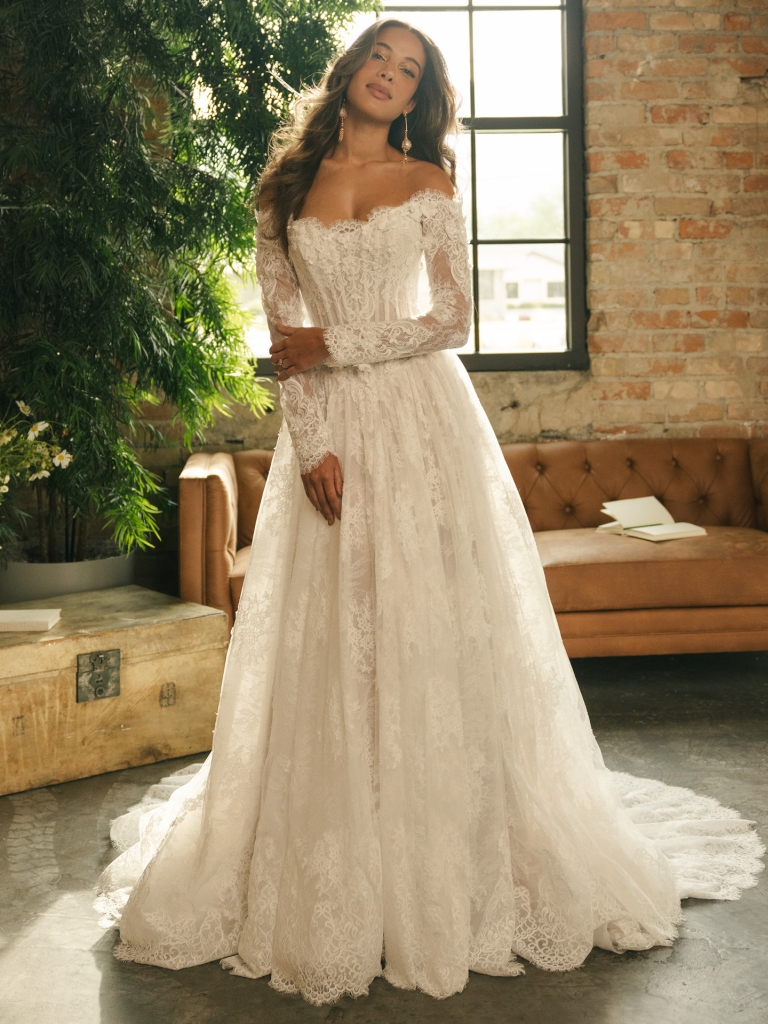 Das Brautkleid Kitaro vom Hersteller Maggie Sottero, im Brautmodengeschäft Die Braut in Mannheim