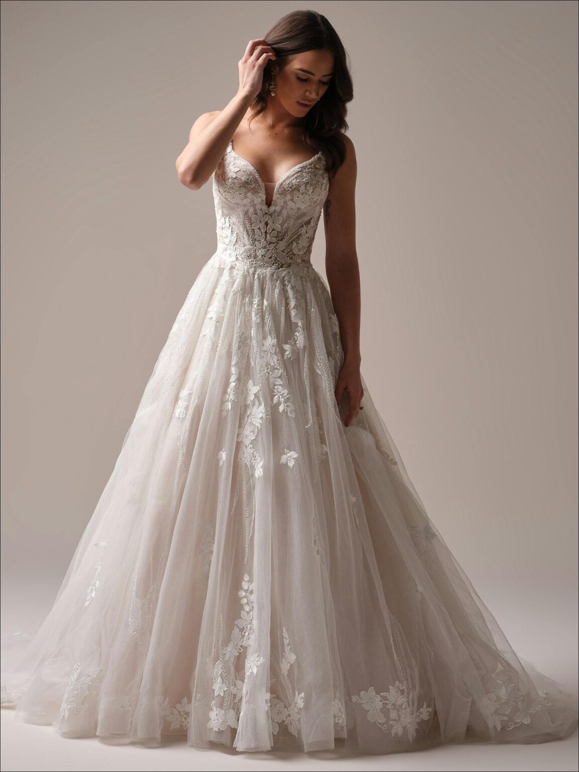 Das Brautkleid Liberty vom Hersteller Maggie Sottero, im Brautmodengeschäft Die Braut in Mannheim