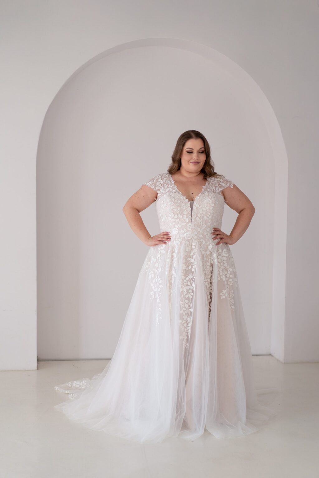 Das Brautkleid Millie vom Hersteller La Sabina, im Brautmodengeschäft Die Braut in Mannheim