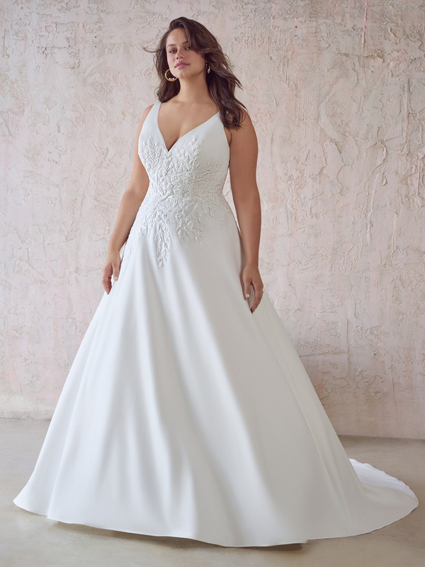 Das Brautkleid Paxton vom Hersteller Maggie Sottero, im Brautmodengeschäft Die Braut in Mannheim