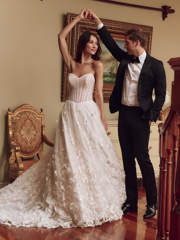 Das Brautkleid Zayn vom Hersteller Sottero & Midgley, im Brautmodengeschäft Die Braut in Mannheim